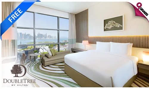 FREE 2-Night Stay for TWO + Breakfast Buffet + Signature Massage Worth QR2130 at DoubleTree by Hilton Doha for TWO Winners! Enter the draw to WIN, it's FREE!